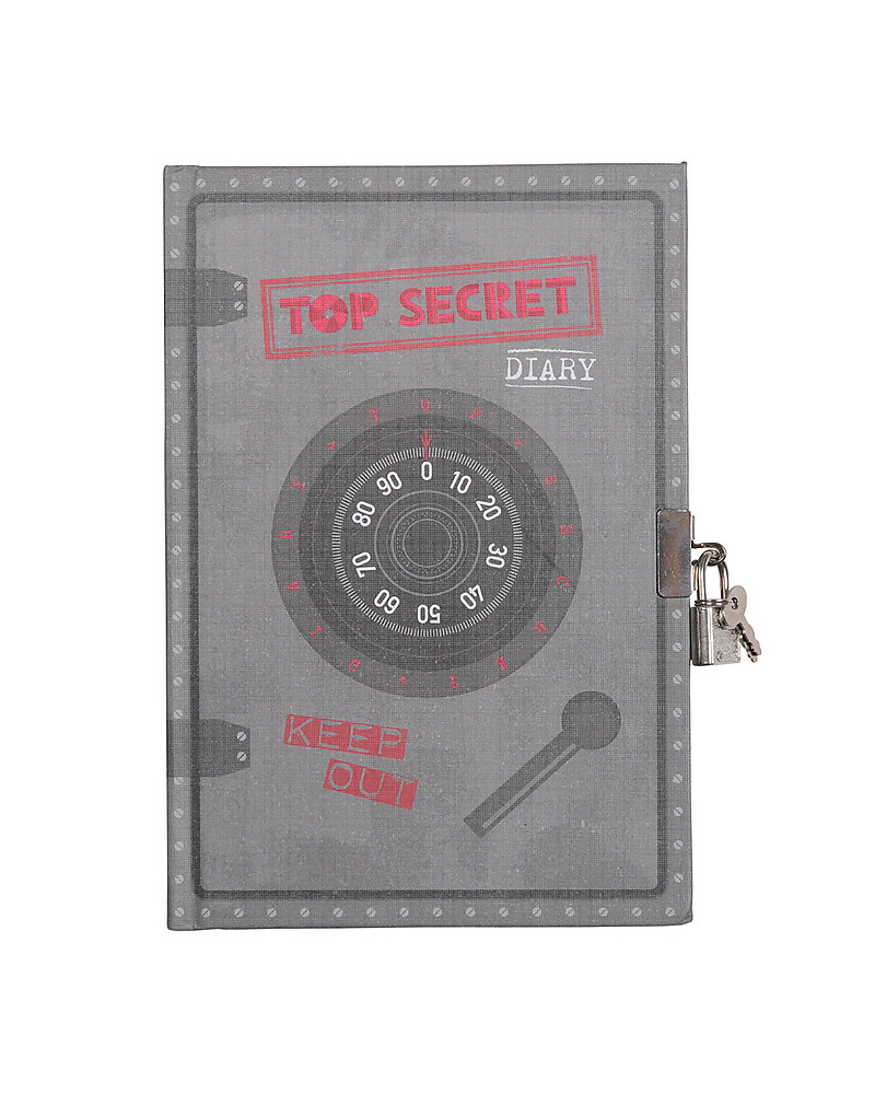 Tiger Tribe My Diary, Top Secrets - with included Padlock! unisex (bambini)