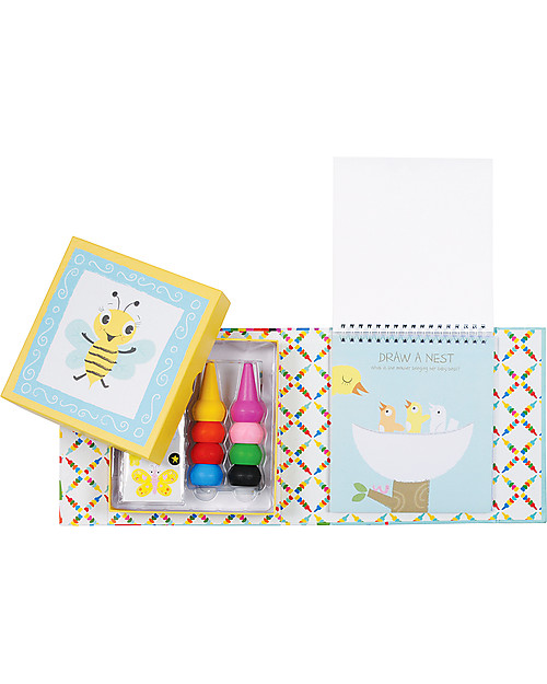 Tiger Tribe Oodle Doodle Crayon Sets, Animals - Perfect On-the-go! Draw And Color