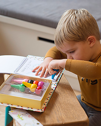 Tiger Tribe Oodle Doodle Crayon Sets, Animals - Perfect On-the-go! Draw And Color