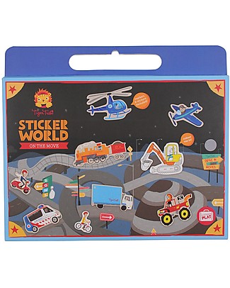 Tiger Tribe Set 200 Coloured and To Colour Stickers, On the Move - Great on Holiday! Stickers & Stamps Sets