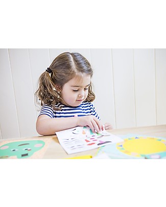 Tiger Tribe Sticker Pics Activity Set, Funny Faces - A complete set to create the funniest faces! Creative Toys