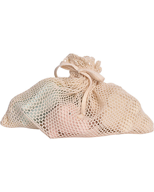 Tikiri 3-in-1 Rattle, Teether, Bath Toy - 3 Pcs Set - My First Safari - 100% Natural Rubber - GOLS Certified Bath Toys