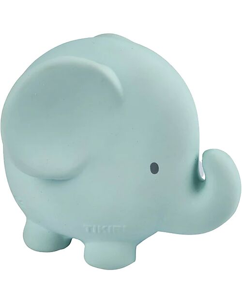 Tikiri 3-in-1 Rattle, Teether, Bath Toy - 3 Pcs Set - My First Safari - 100% Natural Rubber - GOLS Certified Bath Toys