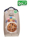 Tikiri 3-in-1 Rattle, Teether, Bath Toy - Cookie - Bakery Items - 100% Natural Rubber - GOLS Certified Teethers