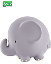 Tikiri 3-in-1 Rattle, Teether, Bath Toy Elephant, My First Zoo - Gift Box - 100% Natural Rubber Bath Toys