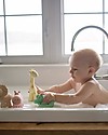 Tikiri 3-in-1 Rattle, Teether, Bath Toy - Giraffe, My First Zoo - 100% Natural Rubber Bath Toys