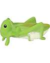Tikiri 3-in-1 Rattle, Teether, Bath Toy - Grasshopper - Garden Animals - 100% Natural Rubber - GOLS Certified Teethers