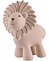 Tikiri 3-in-1 Rattle, Teether, Bath Toy - Lion, My First Zoo - 100% Natural Rubber Bath Toys