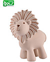 Tikiri 3-in-1 Rattle, Teether, Bath Toy - Lion - My First Zoo - Gift Box - 100% Natural Rubber Bath Toys