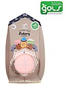 Tikiri 3-in-1 Rattle, Teether, Bath Toy - Macaroon - Bakery Items - 100% Natural Rubber - GOLS Certified Teethers