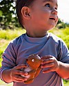 Tikiri 3-in-1 Rattle, Teether, Bath Toy - Squirrel, My First Arctic Animals - 100% Natural Rubber Bath Toys