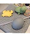 Tikiri 3-in-1 Rattle, Teether, Bath Toy - Turtle, Ocean Buddies, Gift Box - 100% Natural Rubber Bath Toys