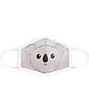 Tikiri Child's Reusable Mask - Koala - 3 Layers - 95% Filter  - 100% Cotton - Oeko-Tex Certified Face Mask for Personal Protection