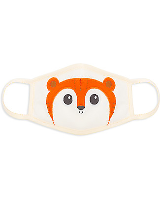 Tikiri Child's Reusable Mask - Tiger - 3 Layers - 95% Filter - 100% Cotton - Oeko-Tex Certified Face Mask for Personal Protection