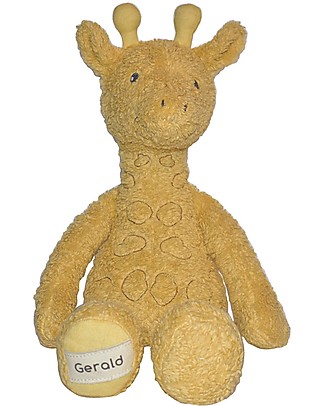 Tikiri Classics Soft Toy - Gerald the Giraffe - 100% Organic Cotton Puppets