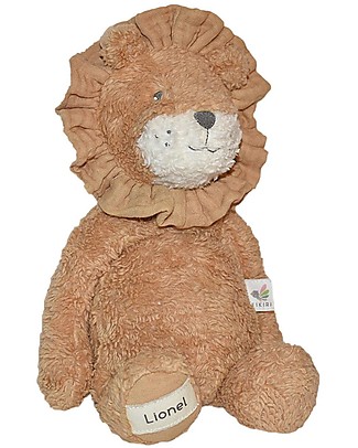 Tikiri Classics Soft Toy - Lionel the Lion - 100% Organic Cotton Puppets