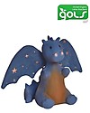 Tikiri Fairytales Baby Midnight Dragon - Natural Rubber and Organic Cotton - New Design Rattles