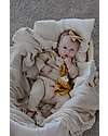 Tikiri Giraffe Comforter with Rubber Teether, Yellow - Natural Rubber and Organic Cotton Doudou & Comforters