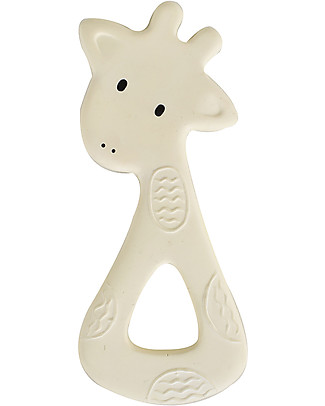 Tikiri Giraffe Teether, Zoo - 100% Natural Rubber Puppets