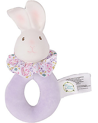 Tikiri Havah Soft Rattle - Natural Rubber and Organic Cotton Rattles