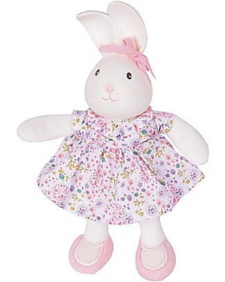 Tikiri Havah the Bunny toy - Natural Rubber and Organic Cotton Puppets