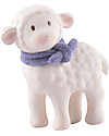 Tikiri Lamb Lucas, Blue - Natural Rubber and Organic Cotton Puppets