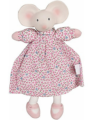 Tikiri Meiya Flat Toy - Natural Rubber and Organic Cotton - 29 cm Doudou & Comforters