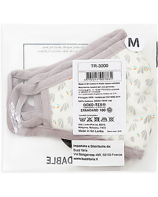 Tikiri Mum & Child Reusable Masks - 3 Layers - 95% Filter - 100% Cotton - Oeko-Tex Certified Face Mask for Personal Protection