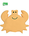 Tikiri Ocean Buddies - Crab - 3-in-1 Rattle, Teether, Bath Toy - 100% Natural Rubber Bath Toys