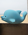 Tikiri Ocean Buddies - Dolphin - 3-in-1 Rattle, Teether, Bath Toy - 100% Natural Rubber Bath Toys