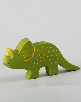 Tikiri Triceratops, Baby Dinos - 100% Natural Rubber Puppets