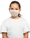 Tikiri Washable Mask for Kids - Smiling Teeth - 3 Layers - Filtering over 95% - 100% Oeko-Tex certified cotton Face Mask for Personal Protection