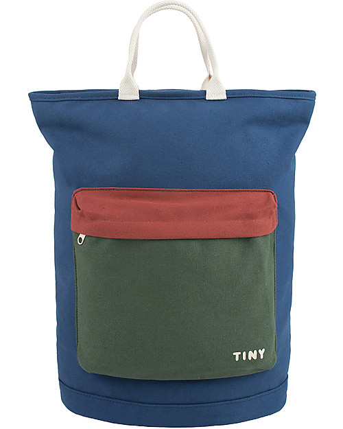 Tiny Cottons 2in1 Totepack - Color Block - Cotton Backpack