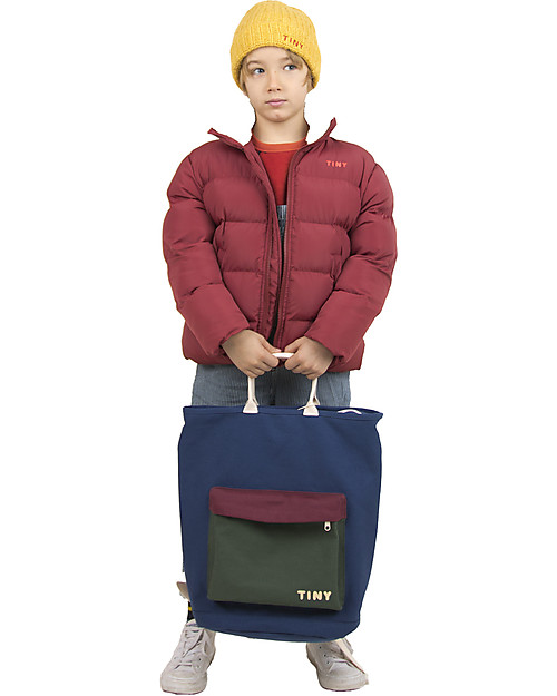 Tiny Cottons 2in1 Totepack - Color Block - Cotton Backpack
