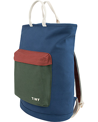 Tiny Cottons 2in1 Totepack - Color Block - Cotton Small Backpacks
