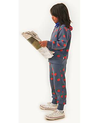 Tiny Cottons Apples Sweatshirt - Light Navy/Deep Red Sweatshirts