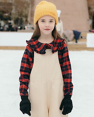 Tiny Cottons Check Shirt - Navy/Red - 100% cotton Shirts And Blouses