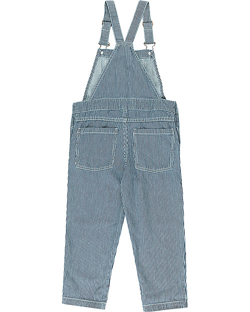 Tiny Cottons Denim Overall - Stripes unisex (bambini)