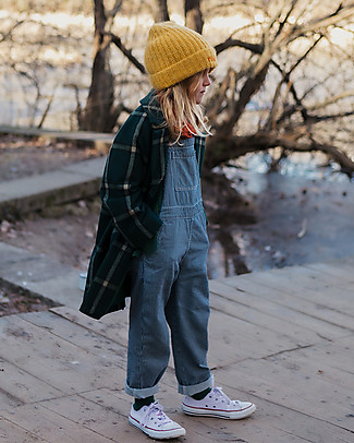 Tiny Cottons Denim Overall - Stripes Dungarees