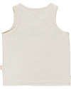 Tiny Cottons El Pajaro Tank Top - Light Cream Heather Pale Ochre - Cotton Tank Tops