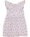 Tiny Cottons Flowers Dress with Collar - Pastel Lilac - 100% Cotton Dresses_