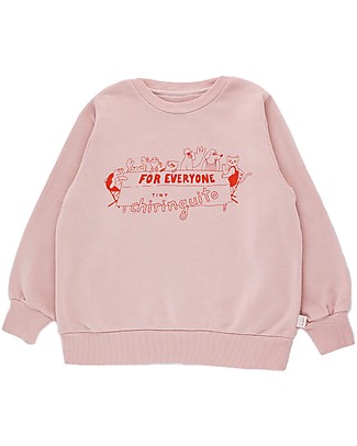 Tiny Cottons For Everyone Sweatshirt - Dusty Pink/Red - 100% Organic Cotton Sweatshirts