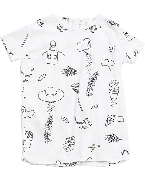 Tiny Cottons Garden Story Oversized Dress - 100% Pima Cotton Dresses_