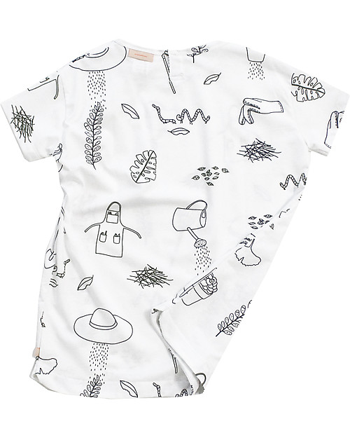 Tiny Cottons Garden Story Oversized Dress - 100% Pima Cotton Dresses_