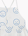 Tiny Cottons Happy Face, Cross Back Dress -  100% Cotton Dresses_