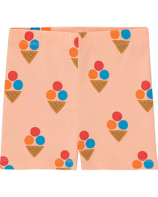 Tiny Cottons Ice Cream Short - Papaya - Pima Cotton Shorts