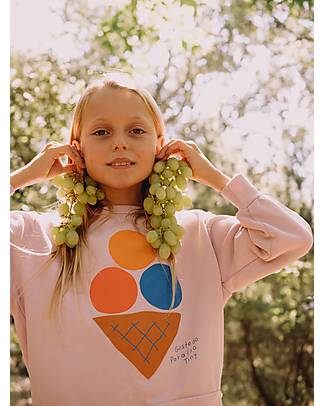 Tiny Cottons Ice Cream Sweatshirt - Light Violet - 100% Organic Cotton GOTS Sweatshirts