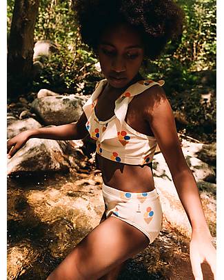 Tiny Cottons Ice-Cream Swim Set - Light Cream - with Cute Ruffles! Bikinis And Tankinis