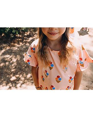 Tiny Cottons Ice Cream Tee Shirt - Papaya - Pima Cotton T-shirts