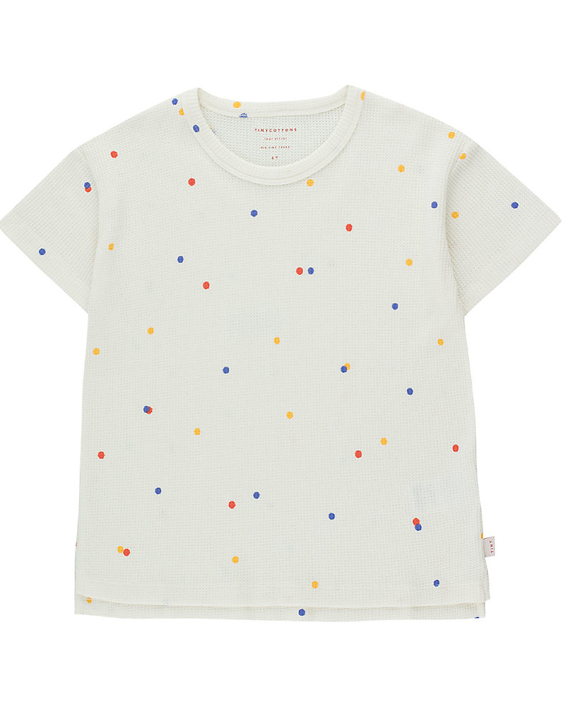 off white dots tee